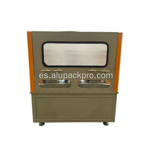 Máquina de ensamblaje de perfiles de aluminio con rotura de puente térmico de 2 pasos